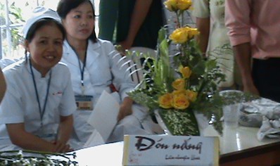 Hoạt động hội thi cắm hoa 20-10