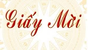 Giấy mời về việc thực hiện gói thầu "Tư vấn lập E-HSMT và đánh giá E-HSDT"