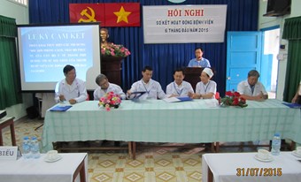 Sơ kết hoạt động 6 tháng đầu năm 2015
