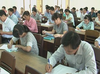 Kế hoạch thi nâng ngạch viên chức từ cán sự lên chuyên viên.